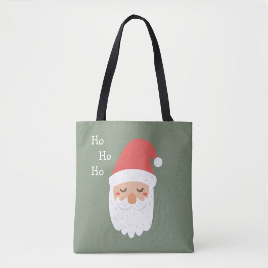 Ho ho ho Vrolijk Kerstfeest Schattige Sinterklaas Tote Bag (Voorkant)