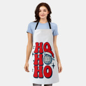 Ho ho ho vrolijk kerstfeest schort (Gedragen)