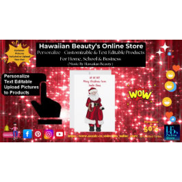 HO HO HO! Vrolijk kerstfeest van Sinterklaas Feestdagenkaart