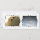 Ho Ho Ho Vrolijk Kerstman Schattige Sneeuwman (Achterkant)