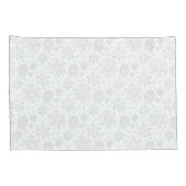 Ho Ho Ho Vrolijk Kerstman Schattige Sneeuwman Kussensloop (Achterkant-Rechts)