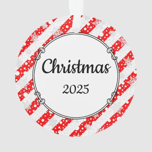 Ho Ho Ho Vrolijk Kerstman Schattige Sneeuwman Ornament (achterkant)