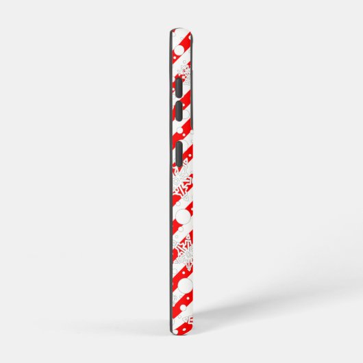 Ho Ho Ho Vrolijk Kerstman Schattige Sneeuwman Samsung Galaxy Hoesje (Rechterkant)