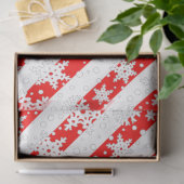 Ho Ho Ho Vrolijk Kerstman Schattige Sneeuwman Tissuepapier (Geschenk)