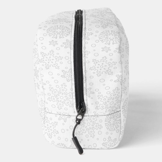 Ho Ho Ho Vrolijk Kerstman Schattige Sneeuwman Toilettasje (Rechts)