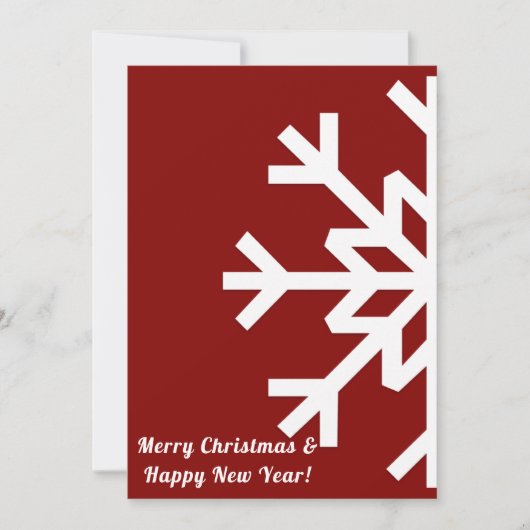 HO HO HO! VROLIJKE KERSTBRIEF KAART (Voorkant)