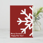 HO HO HO! VROLIJKE KERSTBRIEF KAART (Staand voorkant)