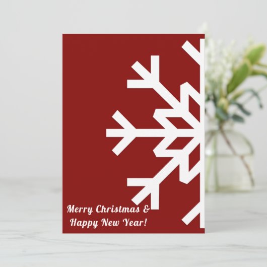 HO HO HO! VROLIJKE KERSTBRIEF KAART (Staand voorkant)