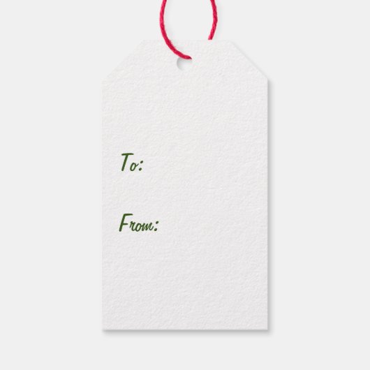 Ho Ho Ho Welsh Terrier Vrolijk Kerstfeest Cadeaulabel (Achterkant)