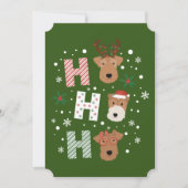 Ho Ho Ho Welsh Terrier Vrolijk Kerstfeest Kaart (Voorkant)