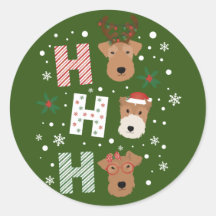 Ho Ho Ho Welsh Terrier Vrolijk Kerstfeest