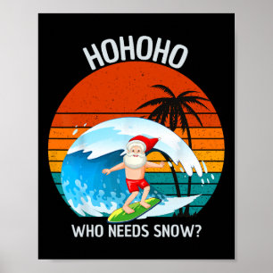 Ho Ho Ho Wie Hebt Sneeuw Nodig Kerstmis In Juli Gr Poster