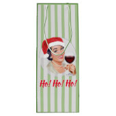 Ho! Ho! Ho! Wijn Cadeautas (Achterkant)