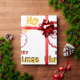 Ho Ho Ho Wrapping Paper Cadeaupapier
