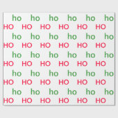 HO HO HO Wrapping Paper Cadeaupapier (Vlak)