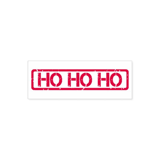 HO HO HO  ZELFINKTENDE STEMPEL (Design)