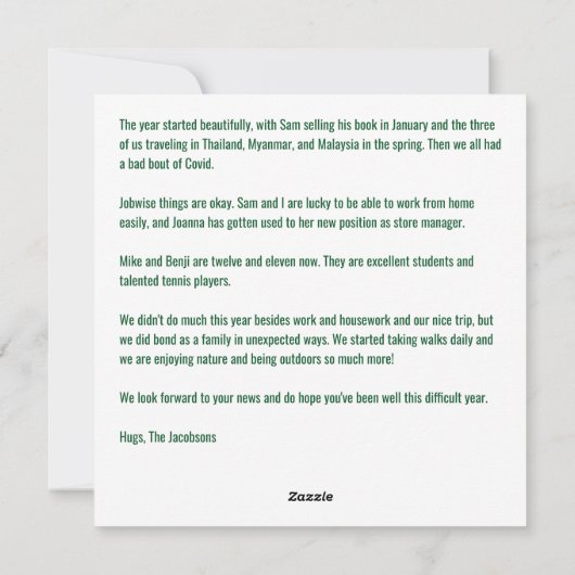 Ho Ho Hoh Beste Funny Santa Unicorn Foto Feestdagenkaart (Achterkant)