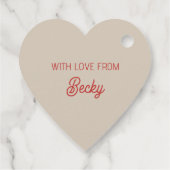 Ho Ho Hoing sinds 1890 kabouters kerst Bedankjes Labels (Achterkant)