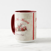 Ho Ho Hoing sinds 1890  kabouters kerst Mok (Voorkant links)