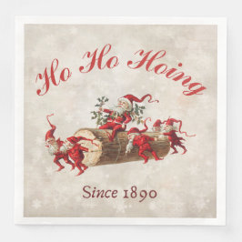 Ho Ho Hoing sinds 1890 kabouters kerst Servet