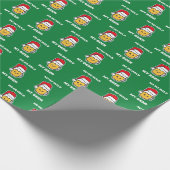 HO HO HOLD MY BEER SCHATTIGE BEER SANTA CADEAUPAPIER (Hoek)