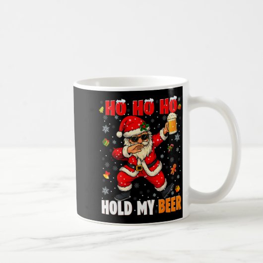 Ho Ho Hold My Drink Cool Dabbing Santa Christmas X Koffiemok (Rechts)