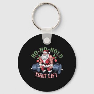 Ho-ho-hold That Lift Santa Claus Christmas Gym Wor Sleutelhanger