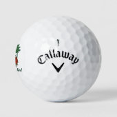 Ho Ho Hole In One Christmas Santa Golf Golfing  Golfballen (Logo)