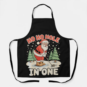 Ho Ho Hole In One Kerstman Golf Kerstmis Xmas Snee Schort