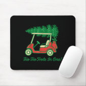 Ho Ho Hole In One Santa Golf Christmas Holiday Gol Muismat (Met muis)