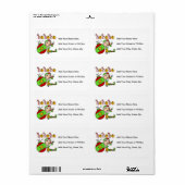 Ho Ho Holiday Elf Etiket (Full Sheet)