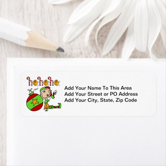 Ho Ho Holiday Elf Etiket (Insitu)
