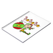 Ho Ho Holiday Elf Jingle Bells Kerstmis Notitieboek (Linkerzijde)