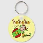 Ho Ho Holiday Elf Sleutelhanger (Voorkant)