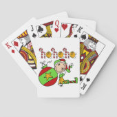 Ho Ho Holiday Elf Speelkaarten (Achterkant)