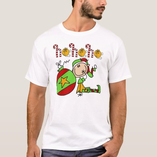 Ho Ho Holiday Elf T-shirt (Voorkant)