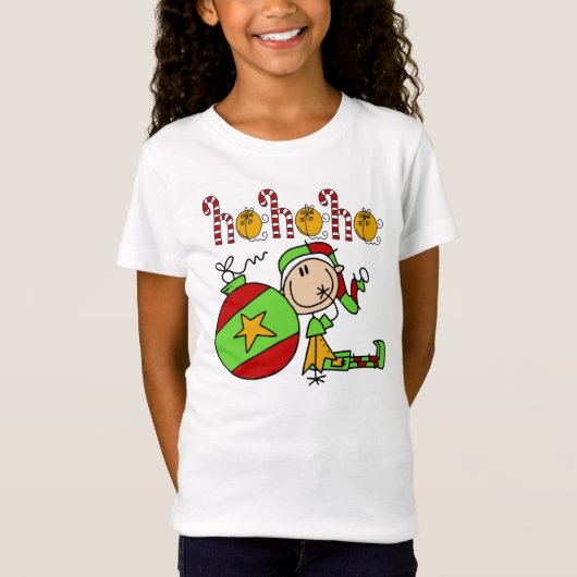 Ho Ho Holiday Elf T-shirt (Voorkant)
