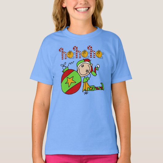 Ho Ho Holiday Elf T-shirt (Voorkant)