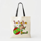 Ho Ho Holiday Elf Tote Bag (Voorkant)