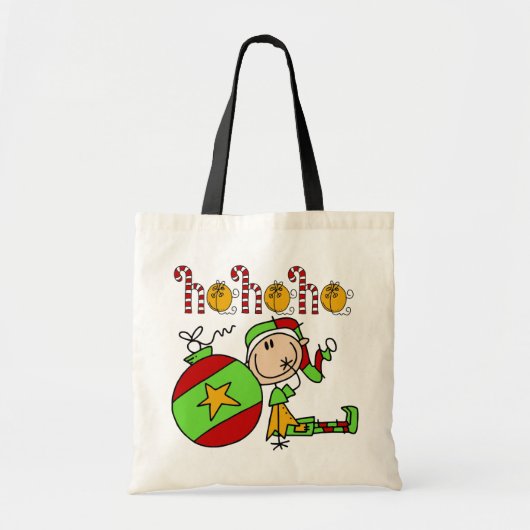 Ho Ho Holiday Elf Tote Bag (Voorkant)