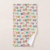 Ho Ho Holiday Pattern Bad Handdoek (Handdoek)