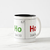 Ho Ho Holiday Periodieke Tabel Mok (Voorkant rechts)