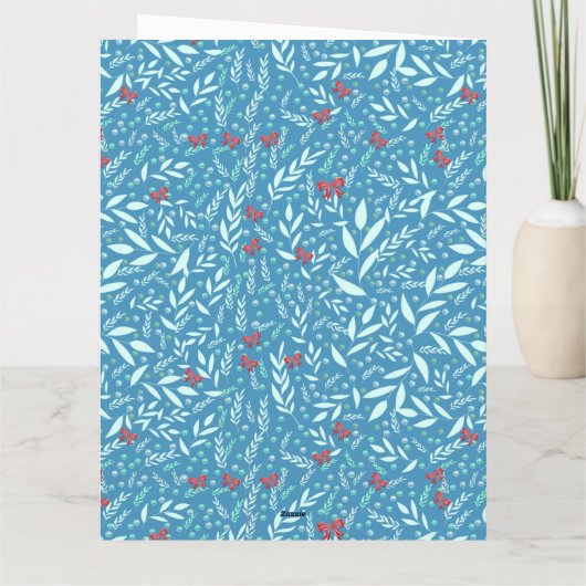 ho ho holidays  kaart (Achterkant)