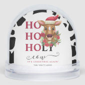 Ho Ho Holy Cow Christmas Sneeuwbol (Voorkant)