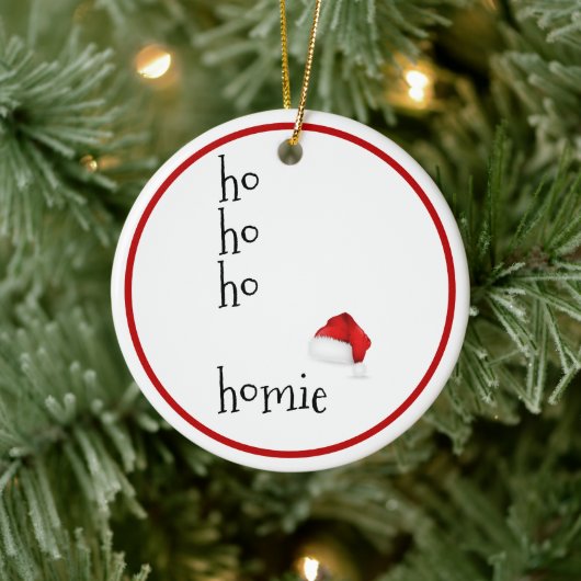 Ho Ho Homie - Grappig Kerstfeest Keramisch Ornament (Boom)
