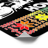 Ho Ho Homo Gay Ugly Xmas Sweater Funny Lgbt Christ Poster (Hoek)