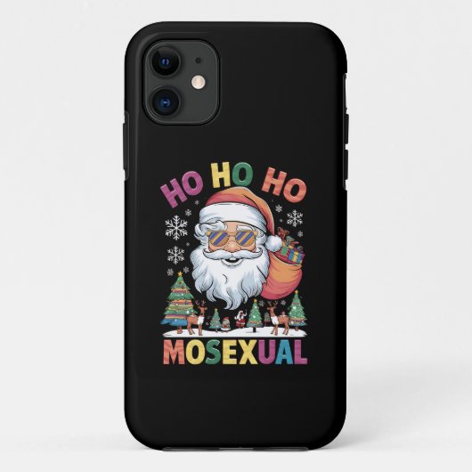 Ho Ho Homoseksuele kerstkerstkerstfeestdag Gay Pri Case-Mate iPhone Case (Achterkant)