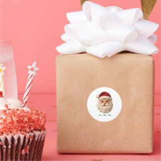 Ho-Ho-Hoo-So-Cute! Ronde Sticker