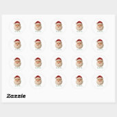 Ho-Ho-Hoo-Zo-Schattig! Ronde Sticker (Vel)