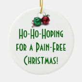 Ho-Ho-Hoping... Keramisch Ornament (Voorkant)